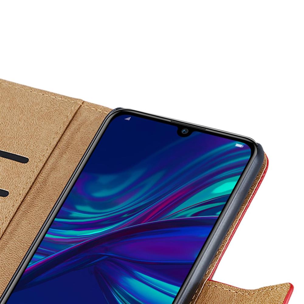 Wallet Case für Huawei P SMART 2019 Genuine Split Echt Leder Tasche