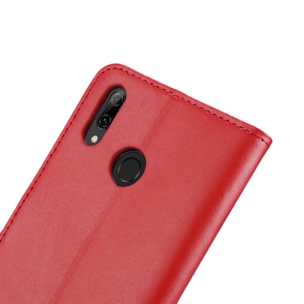 Wallet Case für Huawei P SMART 2019 Genuine Split Echt Leder Tasche