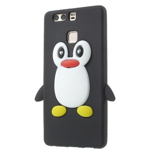 Silikon Case für Huawei P9 Soft Cute 3D Pinguin