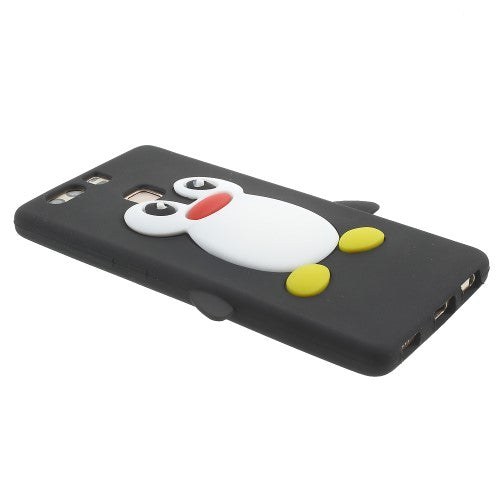 Silikon Case für Huawei P9 Soft Cute 3D Pinguin