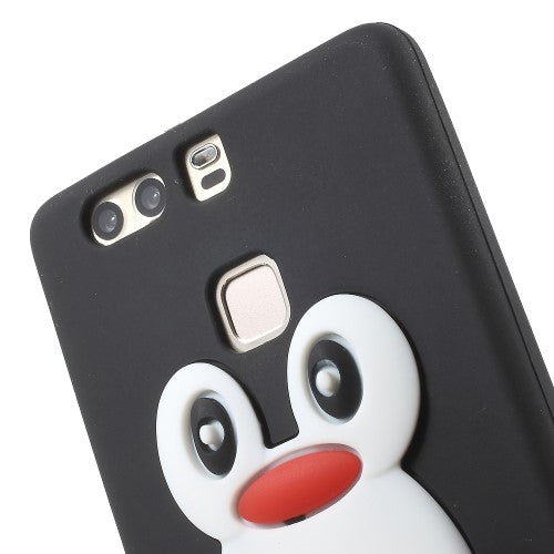 Silikon Case für Huawei P9 Soft Cute 3D Pinguin