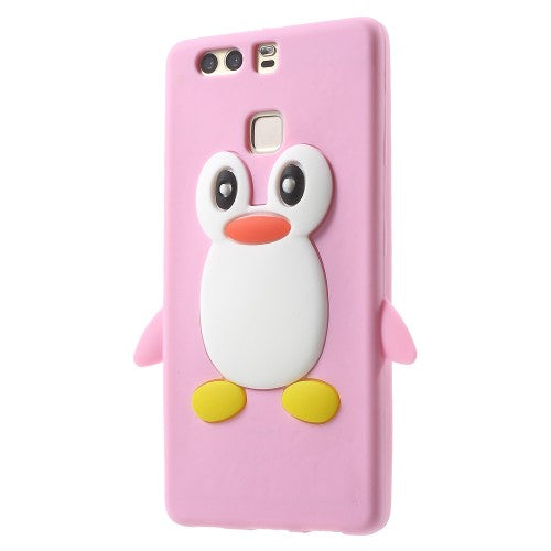 Silikon Case für Huawei P9 Soft Cute 3D Pinguin