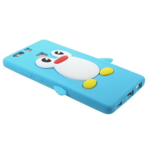 Silikon Case für Huawei P9 Soft Cute 3D Pinguin