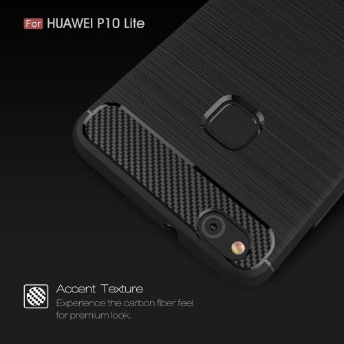 TPU Case für Huawei P10 LITE Carbon Skin Brushed
