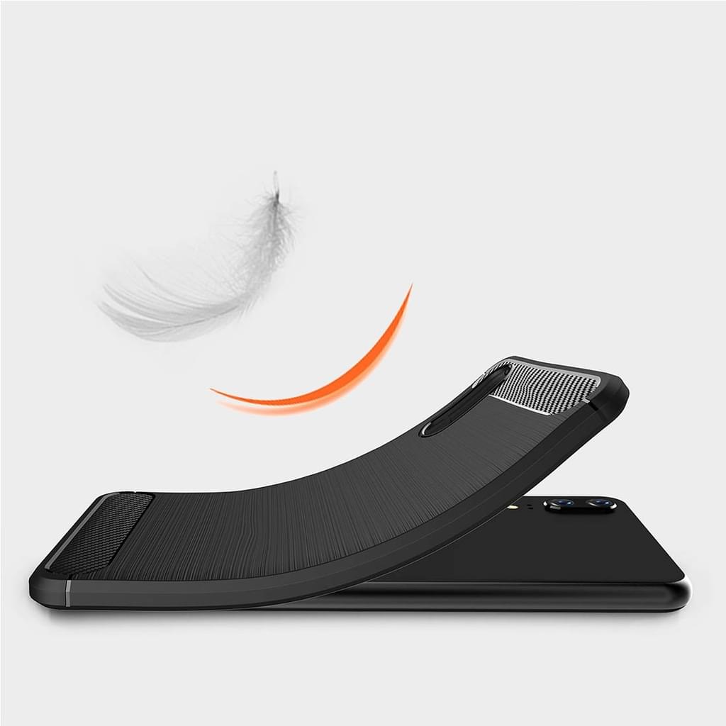 TPU Case für Huawei P20 Carbon Skin Brushed