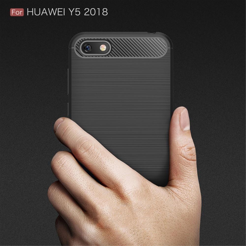 TPU Case für Huawei Y5 (2018) Carbon Skin Brushed