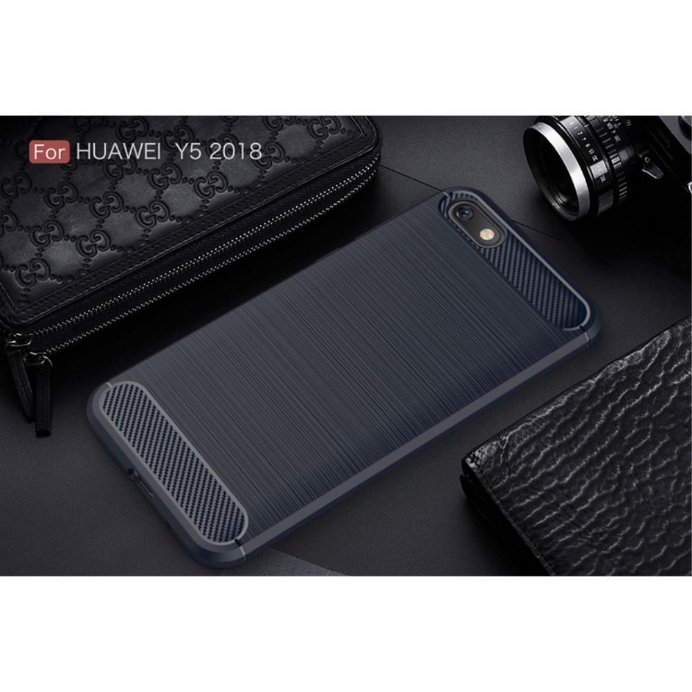 TPU Case für Huawei Y5 (2018) Carbon Skin Brushed