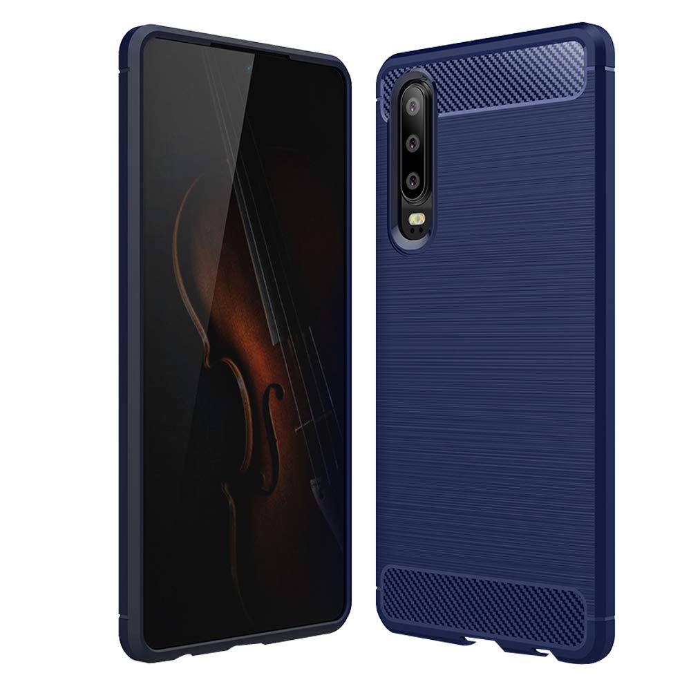 TPU Case für Huawei P30 Carbon Skin Brushed Hülle