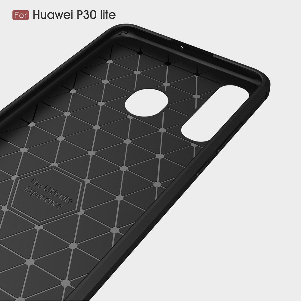 TPU Case für Huawei P30 LITE Carbon Skin Brushed Hülle