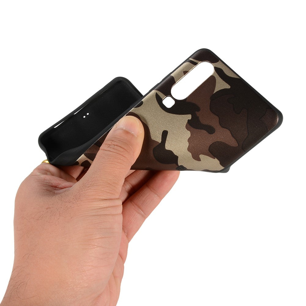 TPU Case für Huawei P30 Camouflage Muster Flexi Handyhülle