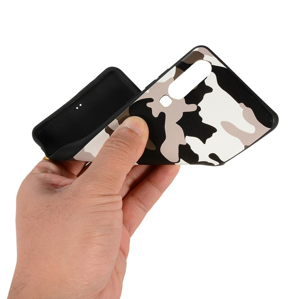 TPU Case für Huawei P30 Camouflage Muster Flexi Handyhülle