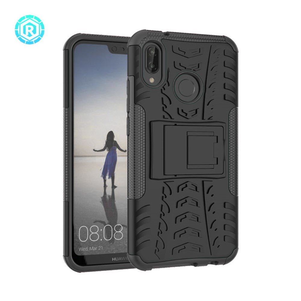 Outdoor Case für Huawei P20 LITE Tire Rutschfest Kickstand