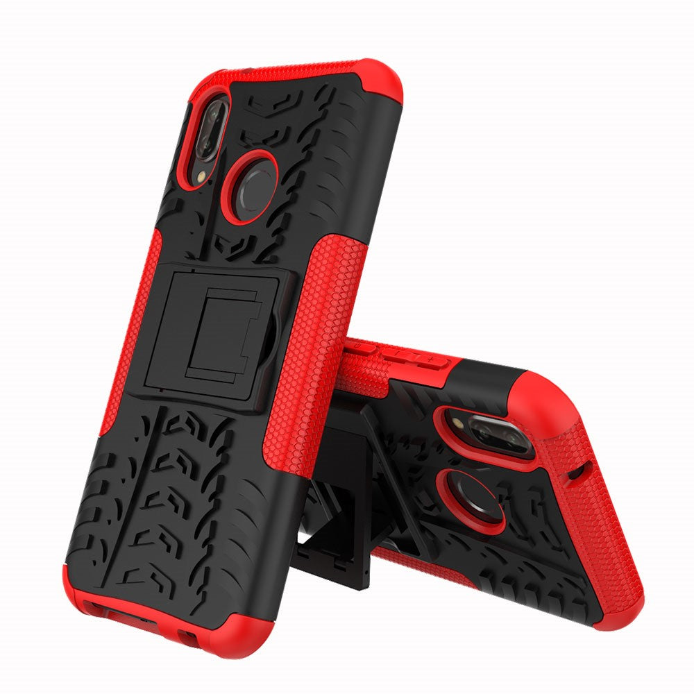 Outdoor Case für Huawei P20 LITE Tire Rutschfest Kickstand