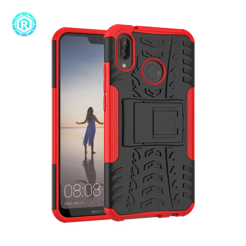 Outdoor Case für Huawei P20 LITE Tire Rutschfest Kickstand