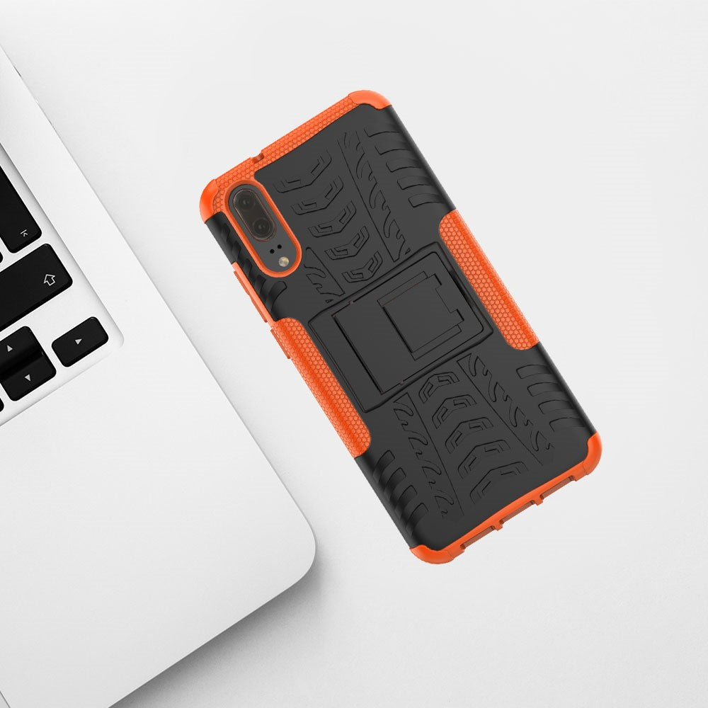 Outdoor Case für Huawei P20 Tire Rutschfest Kickstand