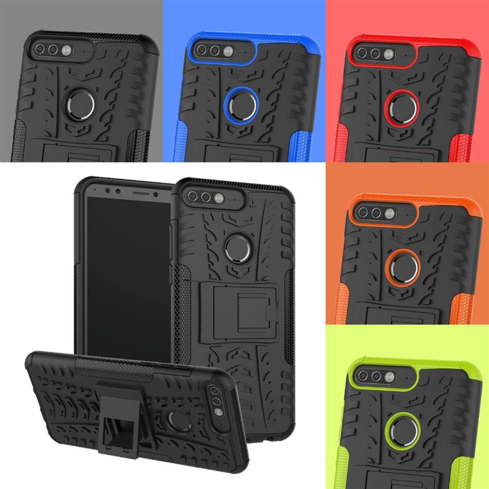 Outdoor Case für Huawei Y7 (2018)/ Honor 7C Tire Rutschfest Kickstand