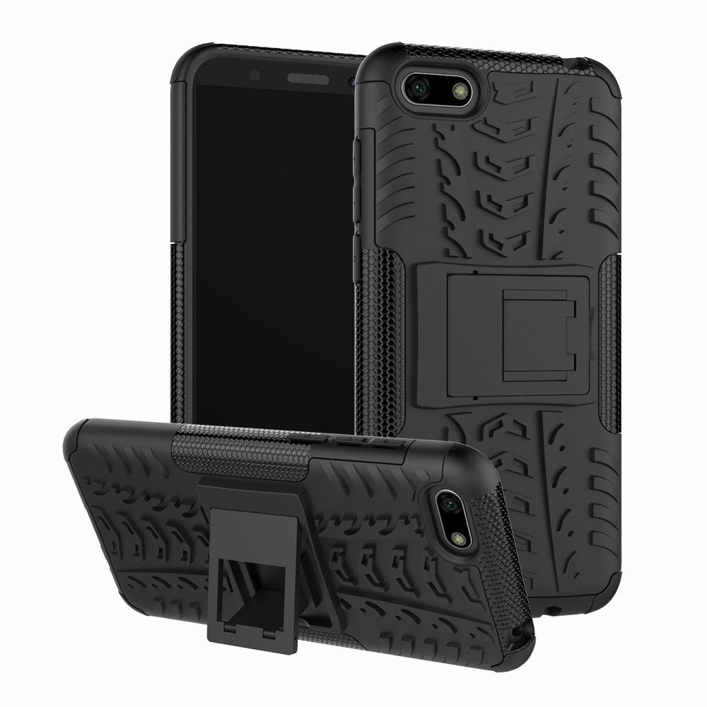 Outdoor Case für Huawei Y5 (2018) Tire Rutschfest Kickstand