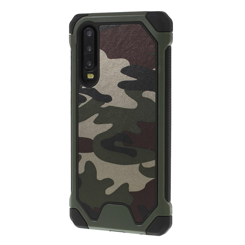 Outdoor Case für Huawei P30 TPU Hybrid Camouflage Schutzhülle