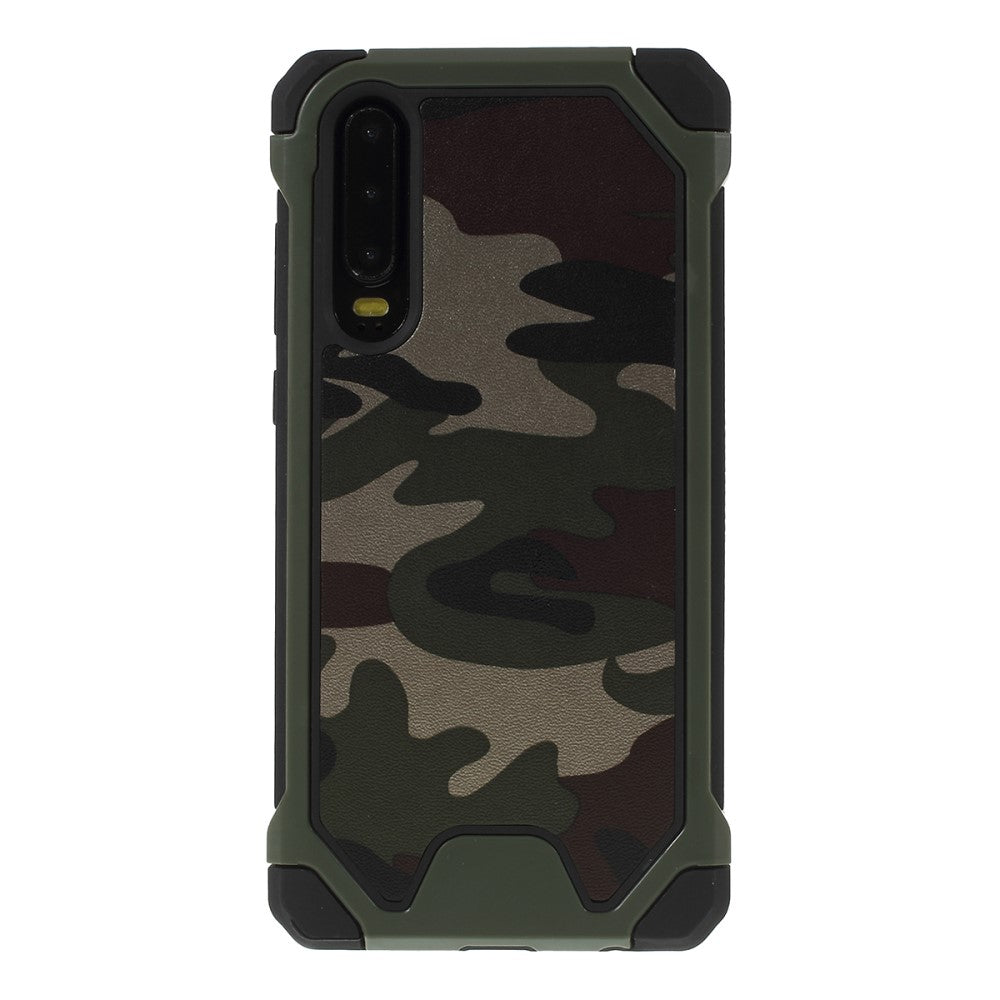 Outdoor Case für Huawei P30 TPU Hybrid Camouflage Schutzhülle