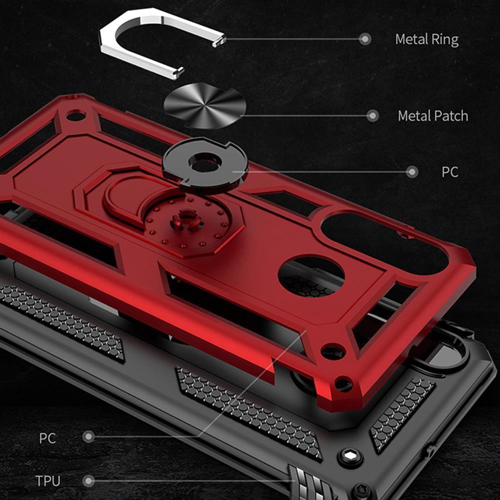 Outdoor Case für Huawei P30 LITE TPU PC Hybrid Sergeant Armor Metall Ring Hülle