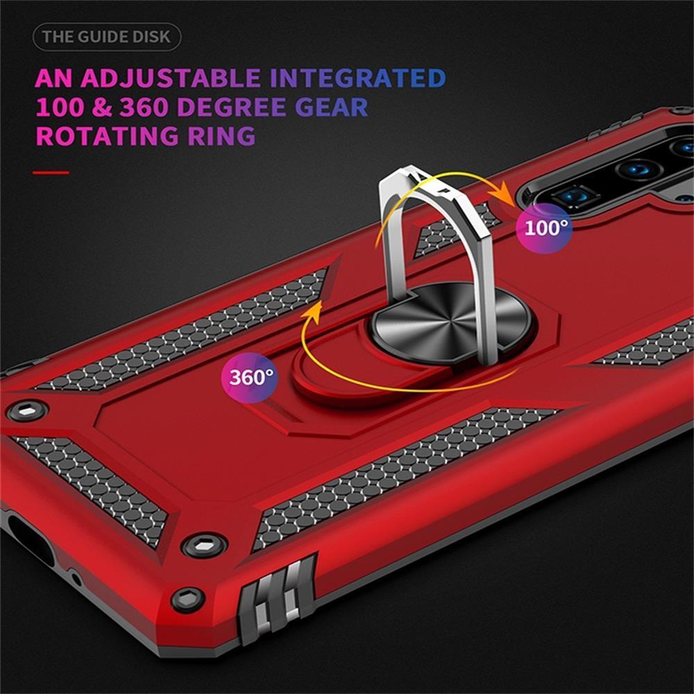 Outdoor Case für Huawei P30 PRO TPU PC Hybrid Sergeant Armor Metall Ring Hülle