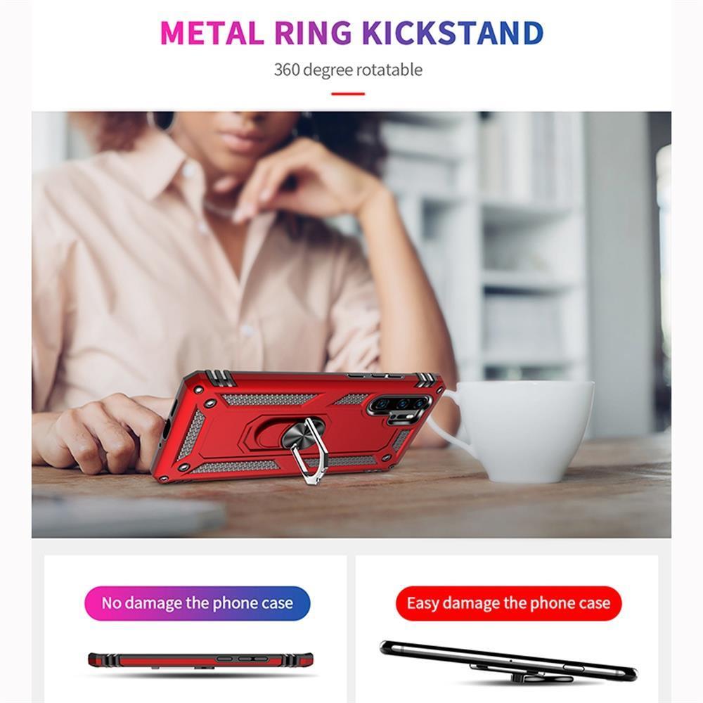 Outdoor Case für Huawei P30 PRO TPU PC Hybrid Sergeant Armor Metall Ring Hülle
