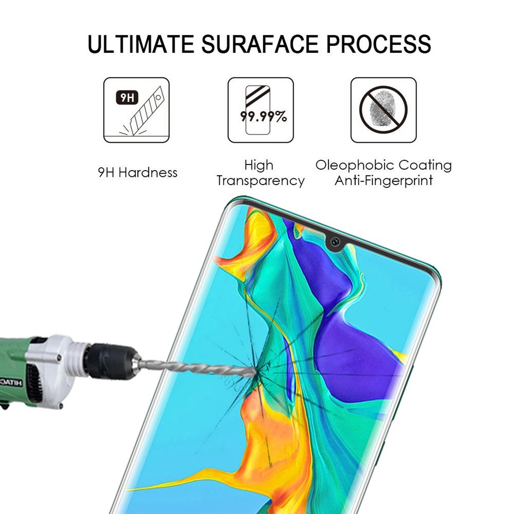 Schutzglas für HUAWEI P30 PRO Full Cover Curved Tempered Glass Schutzfolie Film