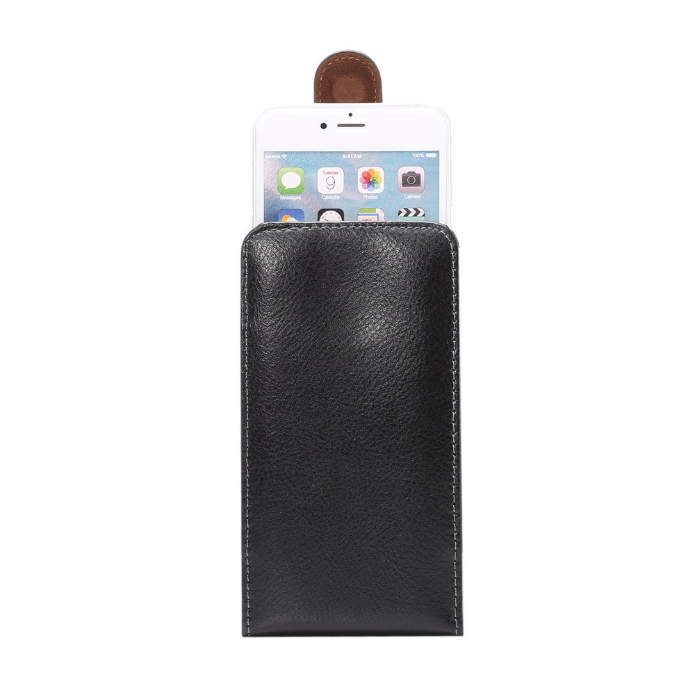 Universal Holster Gürtelclip Magnet Echt Leder für iPhone Xs MAX Galaxy S9+ Note 9