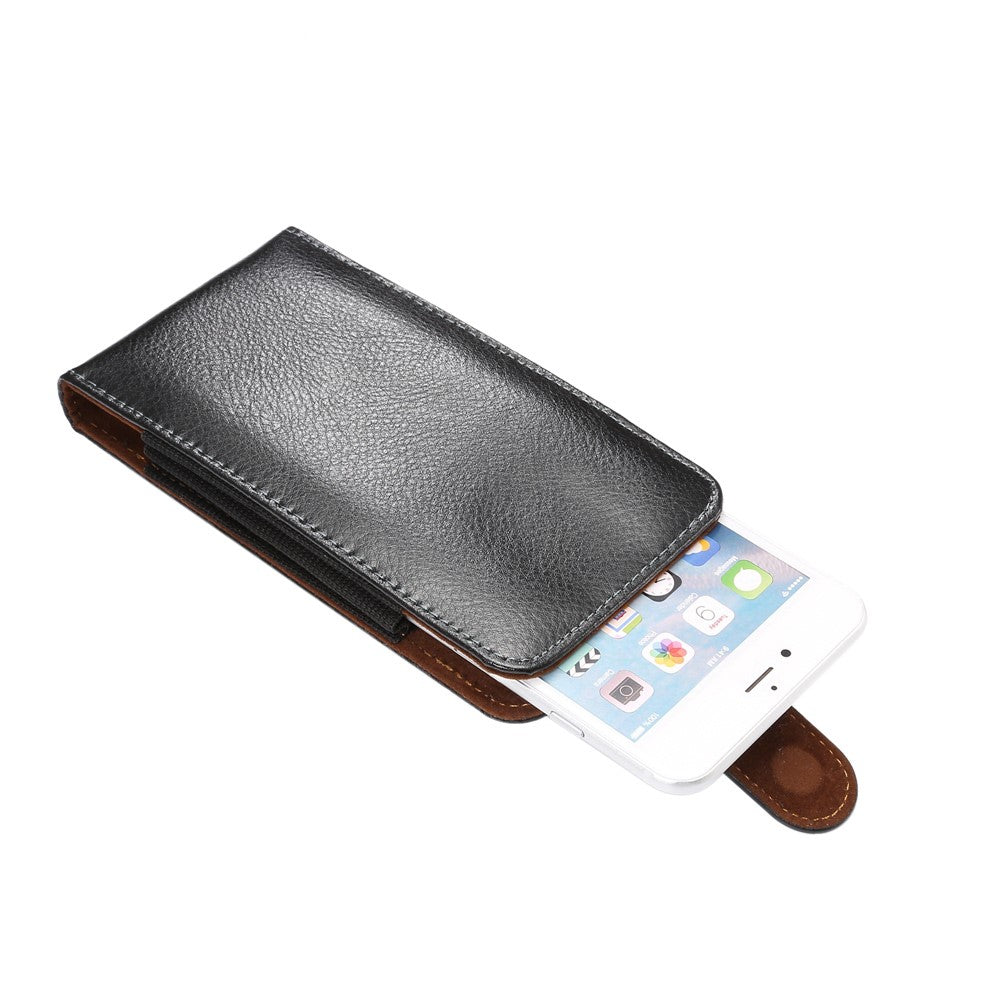 Universal Holster Gürtelclip Magnet Echt Leder für iPhone Xs MAX Galaxy S9+ Note 9