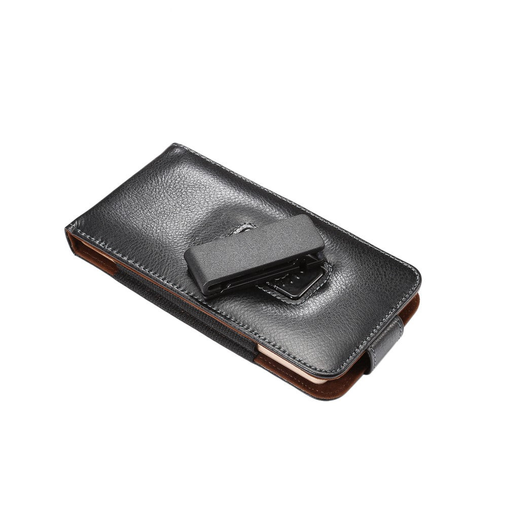 Universal Holster Gürtelclip Magnet Echt Leder für iPhone Xs MAX Galaxy S9+ Note 9