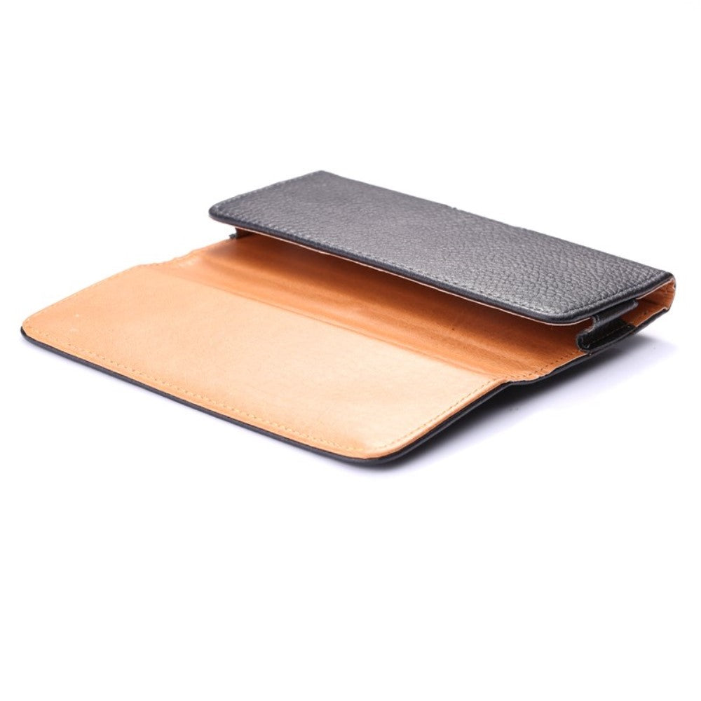 Smartphone Lychee Texture Magnet Holster Gürtelschnalle iPhone 6S 7 8 PLUS Note 8 XZ2 Premium HTC U Ultra