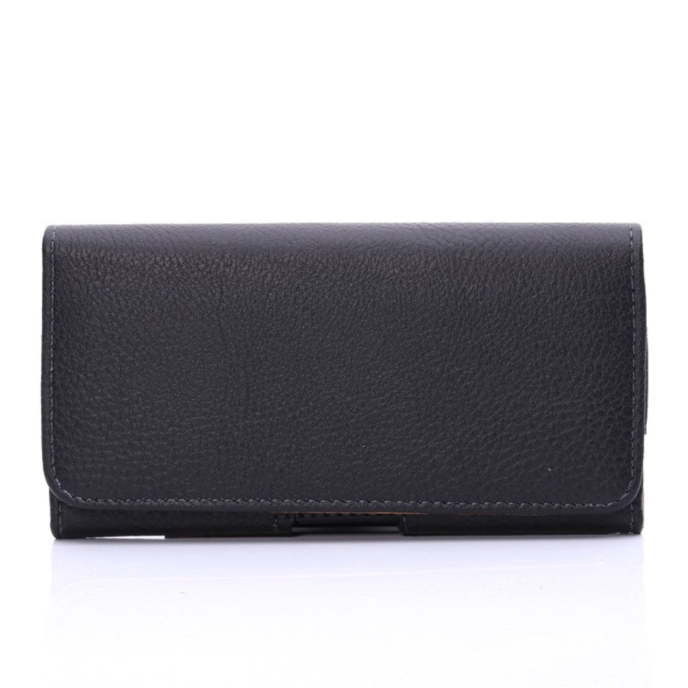 Smartphone Lychee Texture Magnet Holster Gürtelschnalle iPhone 6S 7 8 PLUS Note 8 XZ2 Premium HTC U Ultra