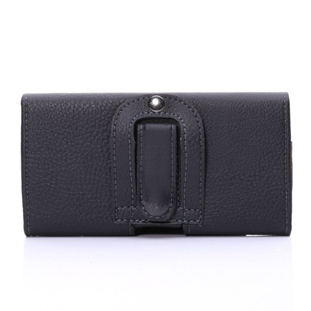 Smartphone Lychee Texture Magnet Holster Gürtelschnalle iPhone 6S 7 8 PLUS Note 8 XZ2 Premium HTC U Ultra