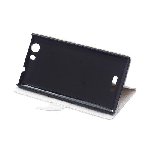 Wallet Case für Wiko Ridge Fab 4G 5.5" Crocodile Skin Muster Book Etui