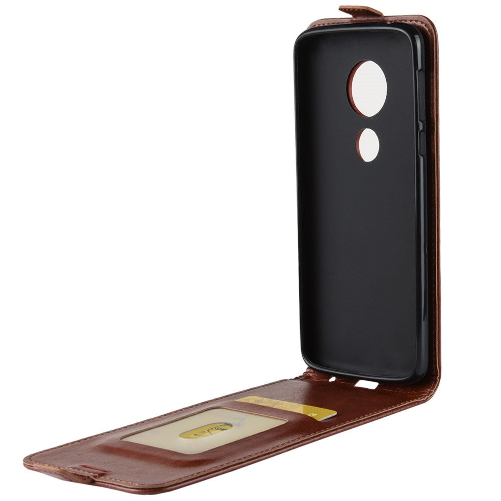Flip Case für Motorola Moto G6 PLAY Crazy Horse Card Slot