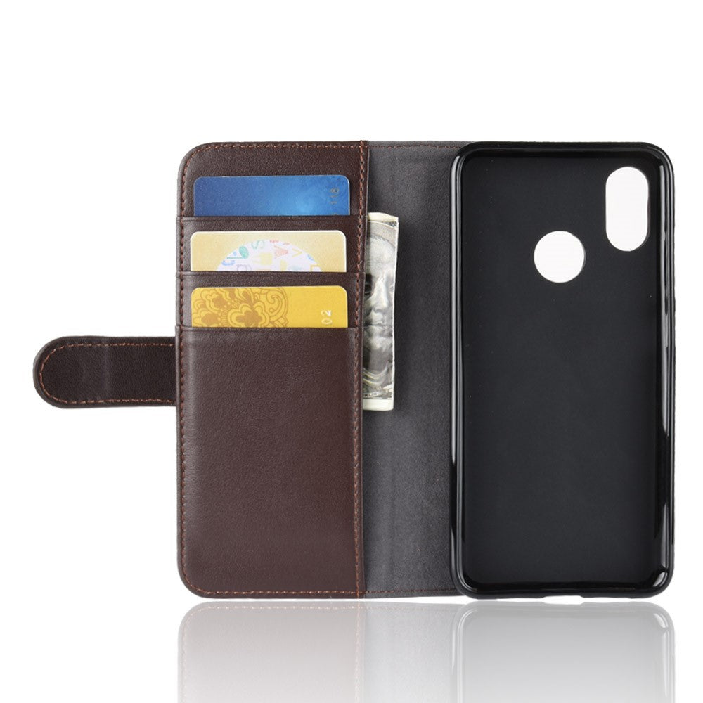 Wallet Case für Xiaomi Mi 8 Echt Leder Innenfach