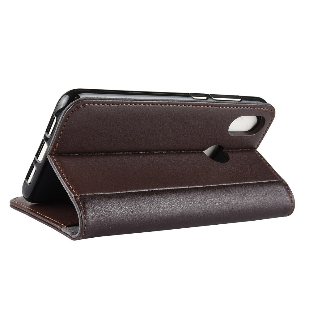 Wallet Case für Xiaomi Mi 8 Echt Leder Innenfach