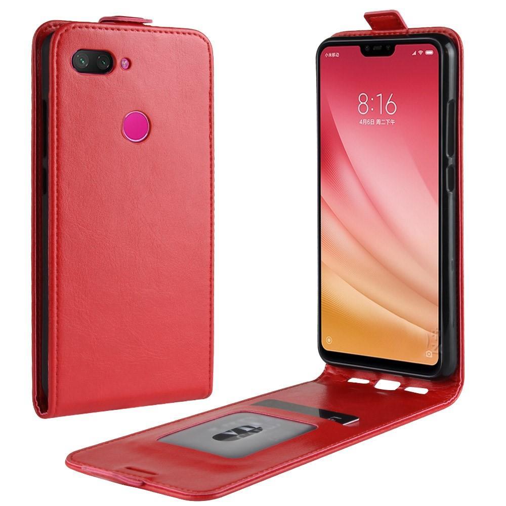 Flip Case für Xiaomi Mi 8 LITE Crazy Horse Card Slot