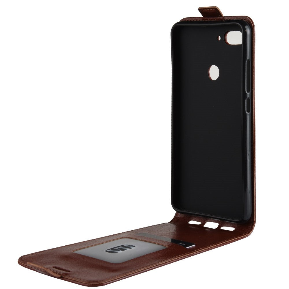 Flip Case für Xiaomi Mi 8 LITE Crazy Horse Card Slot