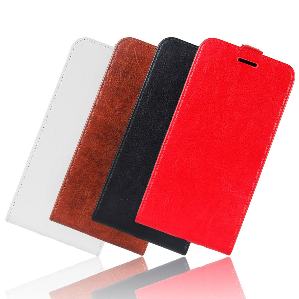 Flip Case für Oppo A52 A72 Crazy Horse Handy Tasche Card Slot