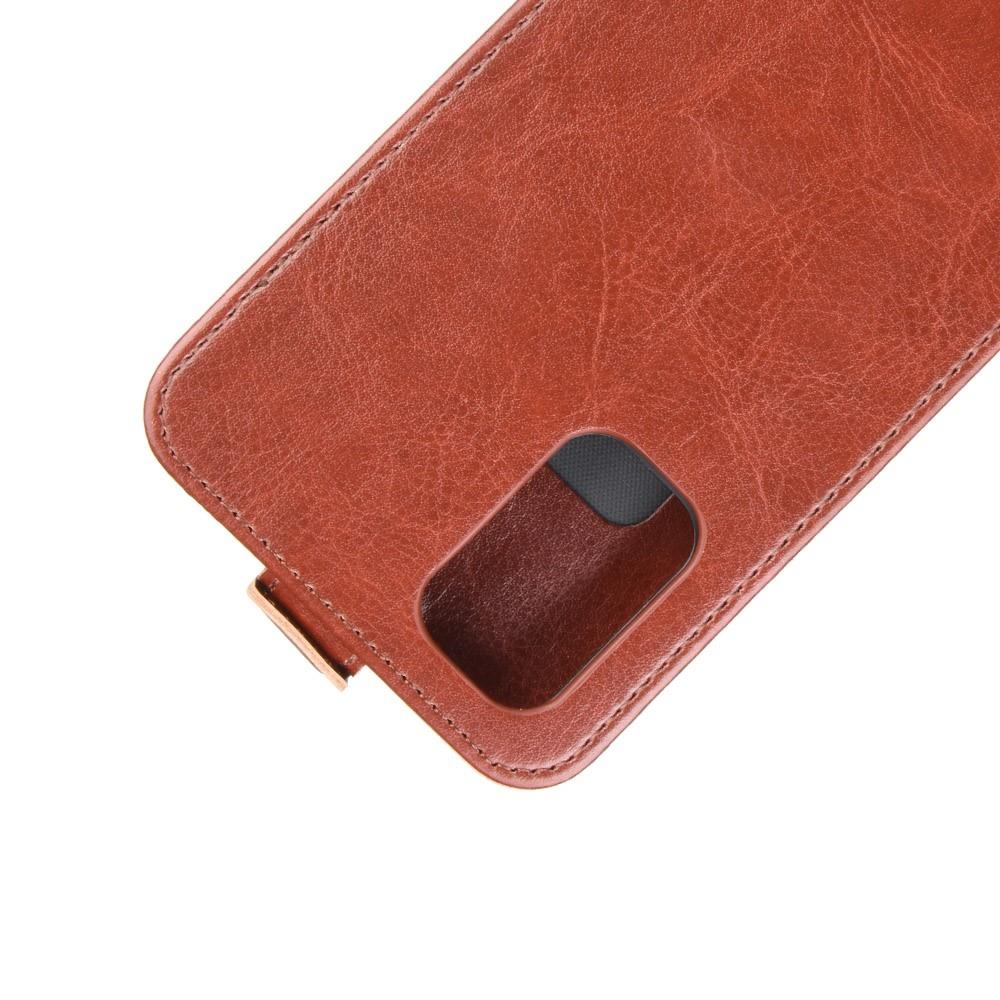 Flip Case für Oppo A52 A72 Crazy Horse Handy Tasche Card Slot