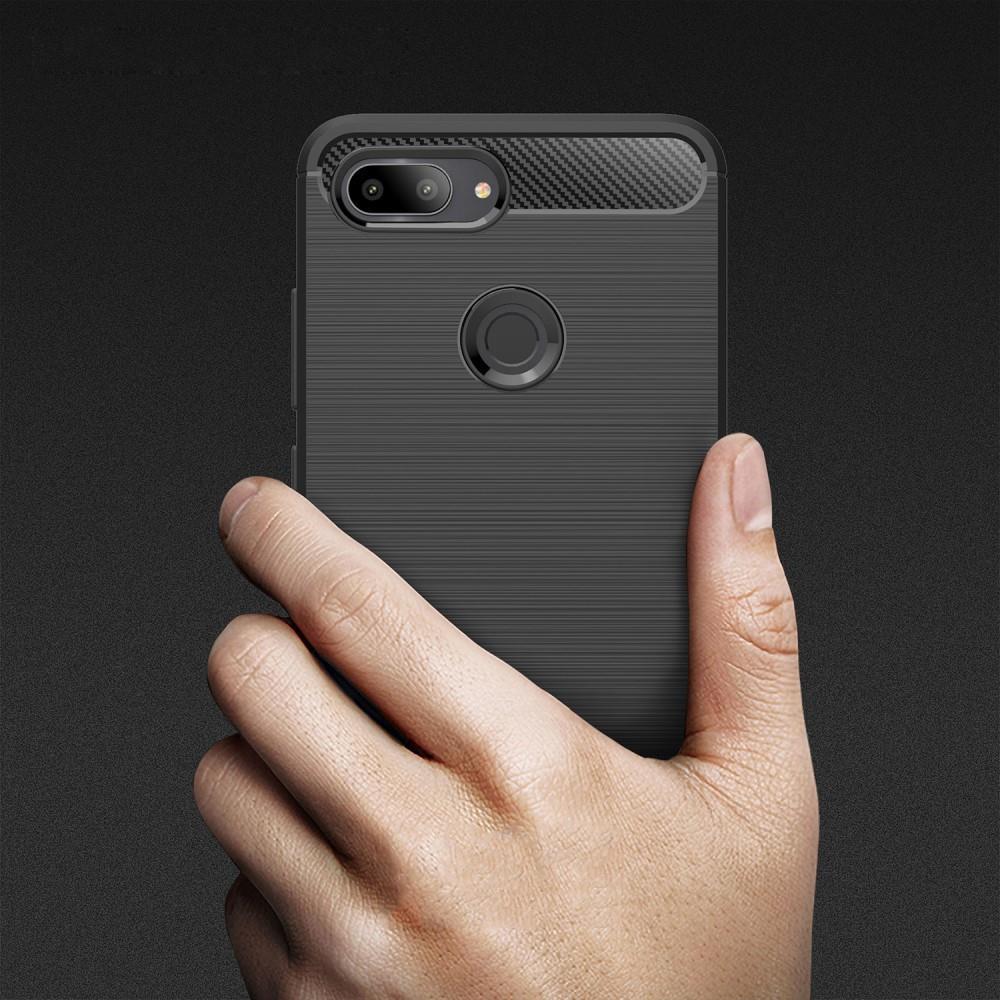 TPU Case für Xiaomi Mi 8 LITE Carbon Skin Brushed