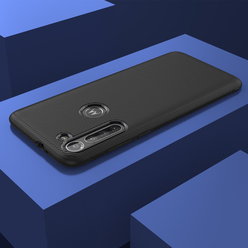 TPU Case für Motorola Moto G8 POWER Jazz Series Twill Streifen Muster Back Hülle