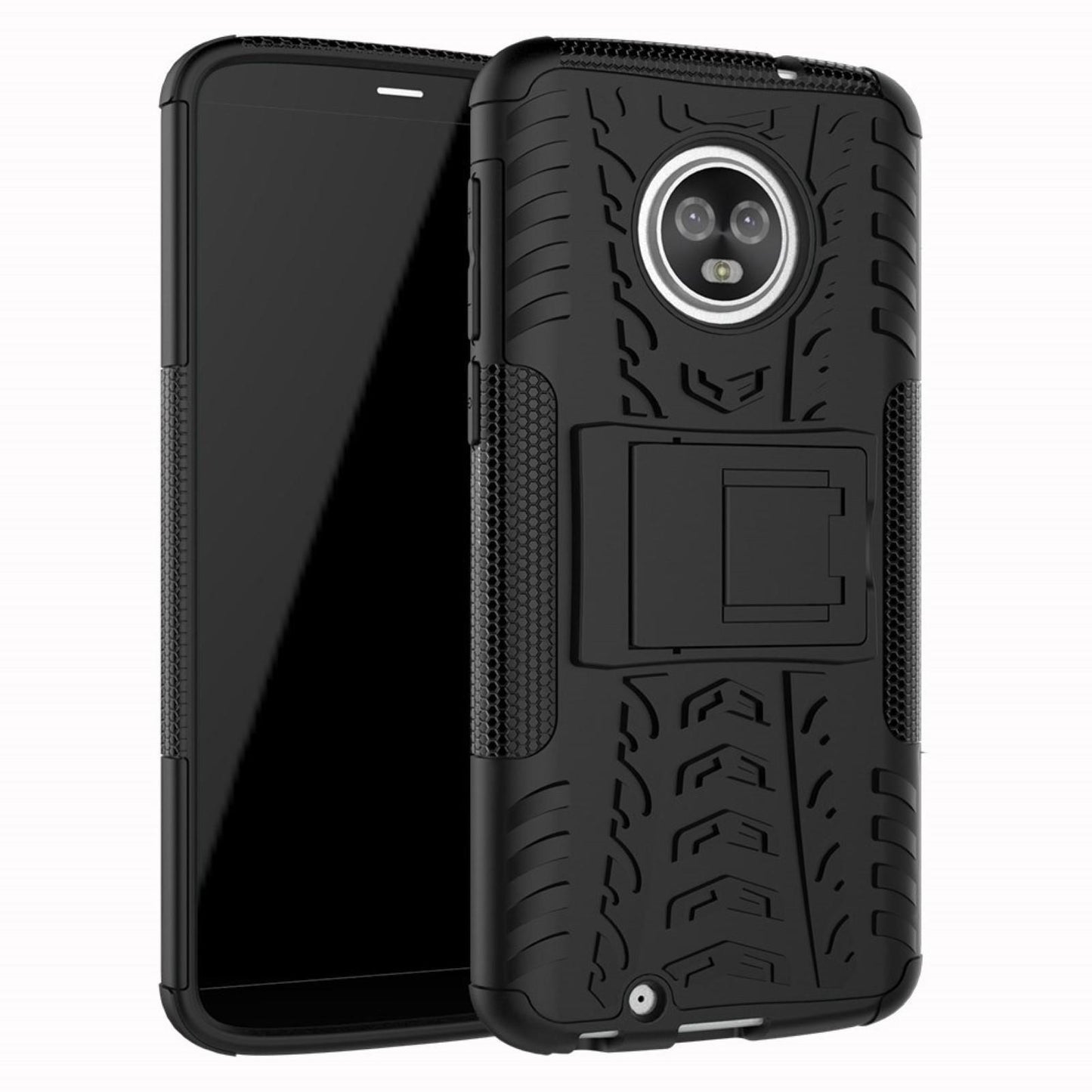 Outdoor Case für Motorola Moto G6 Tire Rutschfest Reifen Profil Hülle