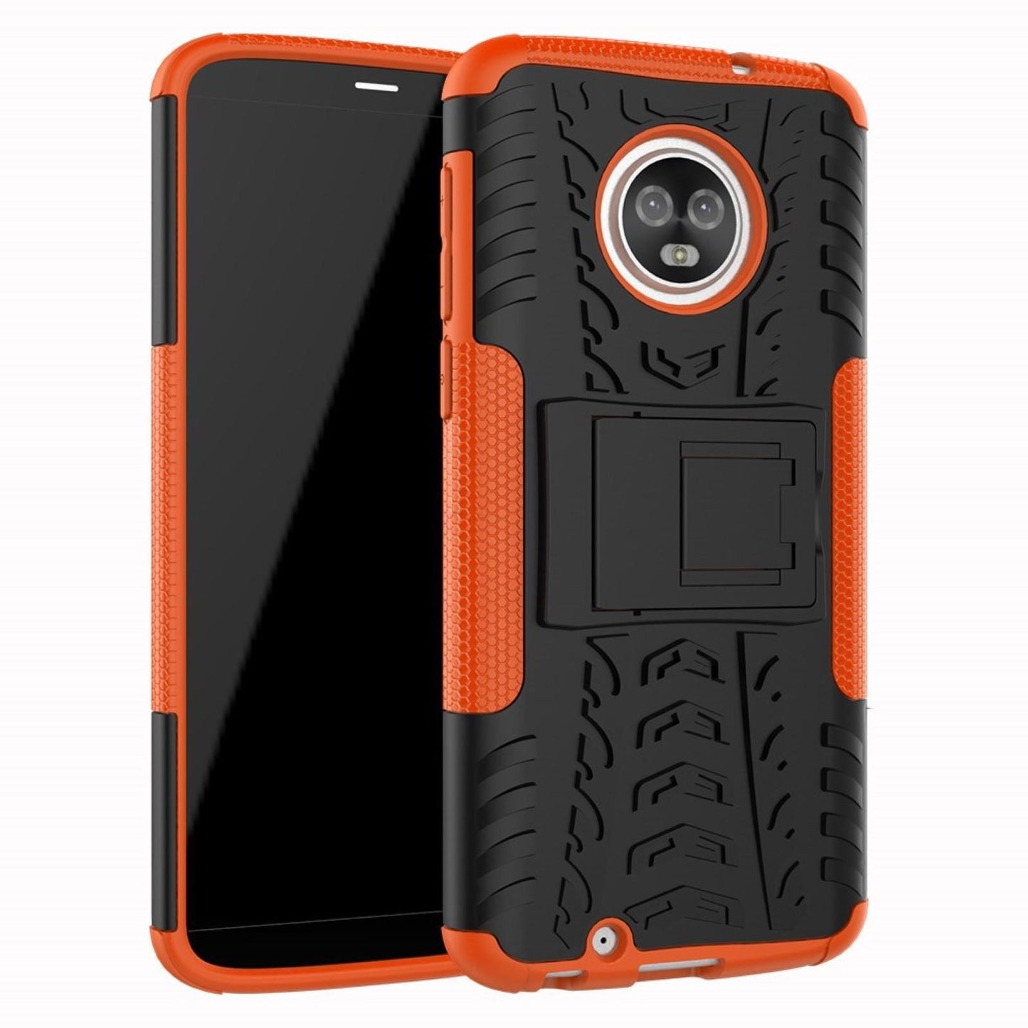 Outdoor Case für Motorola Moto G6 Tire Rutschfest Reifen Profil Hülle