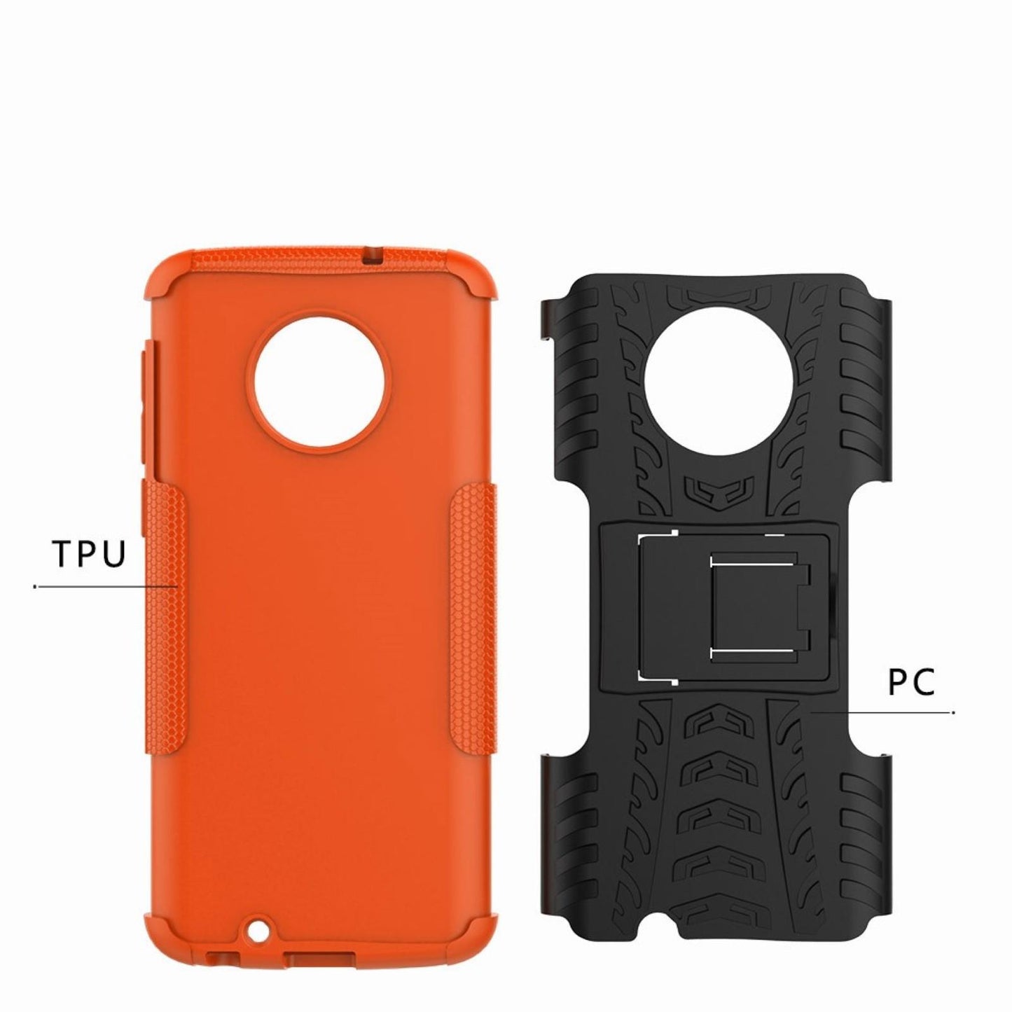 Outdoor Case für Motorola Moto G6 Tire Rutschfest Reifen Profil Hülle