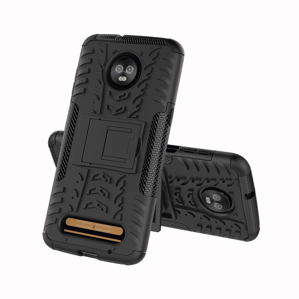 Outdoor Case für Motorola Moto Z3 PLAY Tire Rutschfest Kickstand