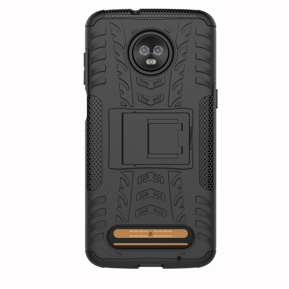 Outdoor Case für Motorola Moto Z3 PLAY Tire Rutschfest Kickstand