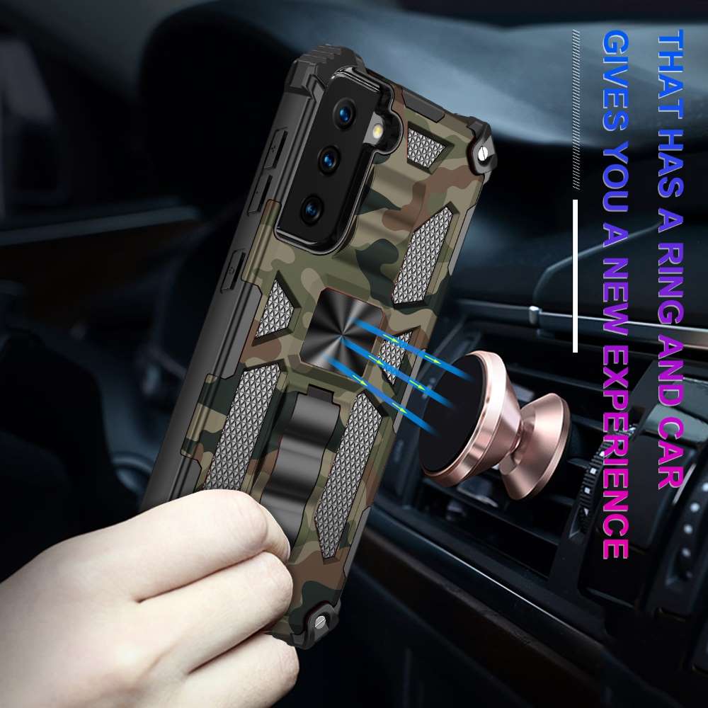 Outdoor Hülle für Samsung Galaxy S21 Camouflage Shockproof Schutz Armor Cover