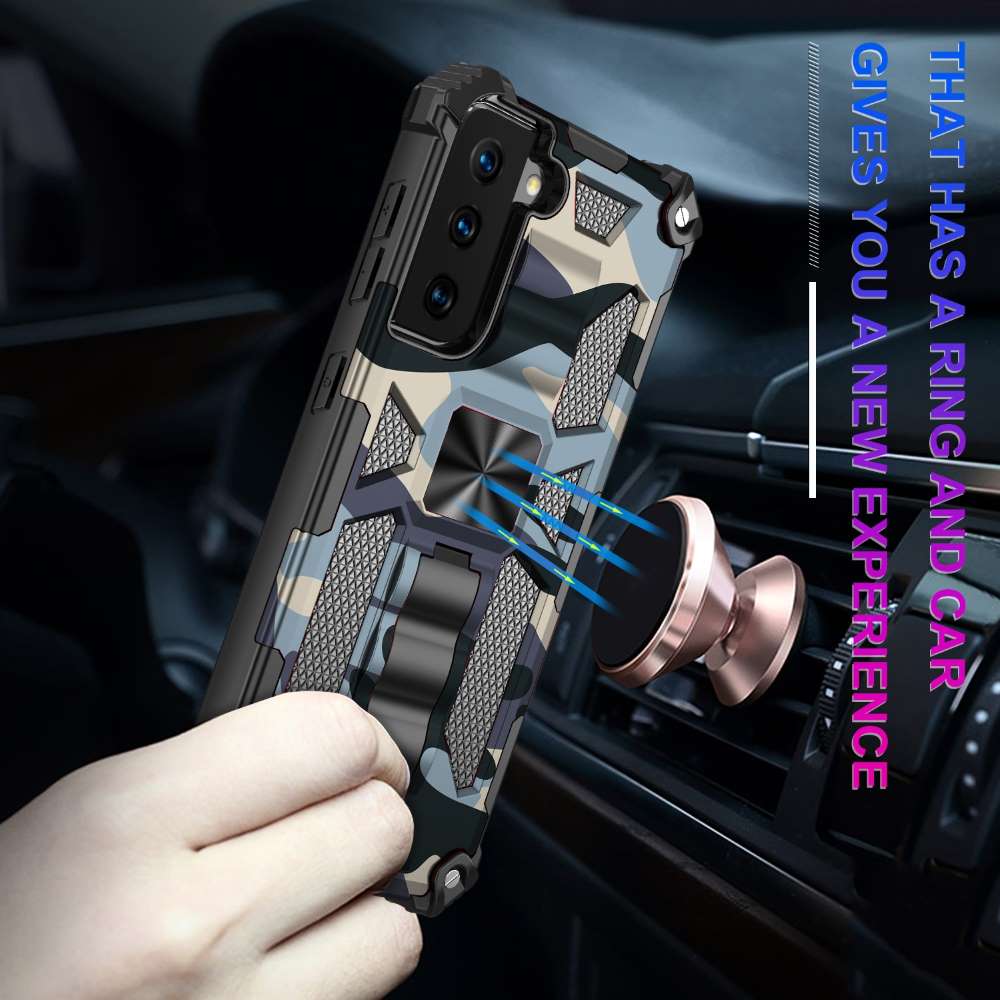 Outdoor Hülle für Samsung Galaxy S21 Camouflage Shockproof Schutz Armor Cover